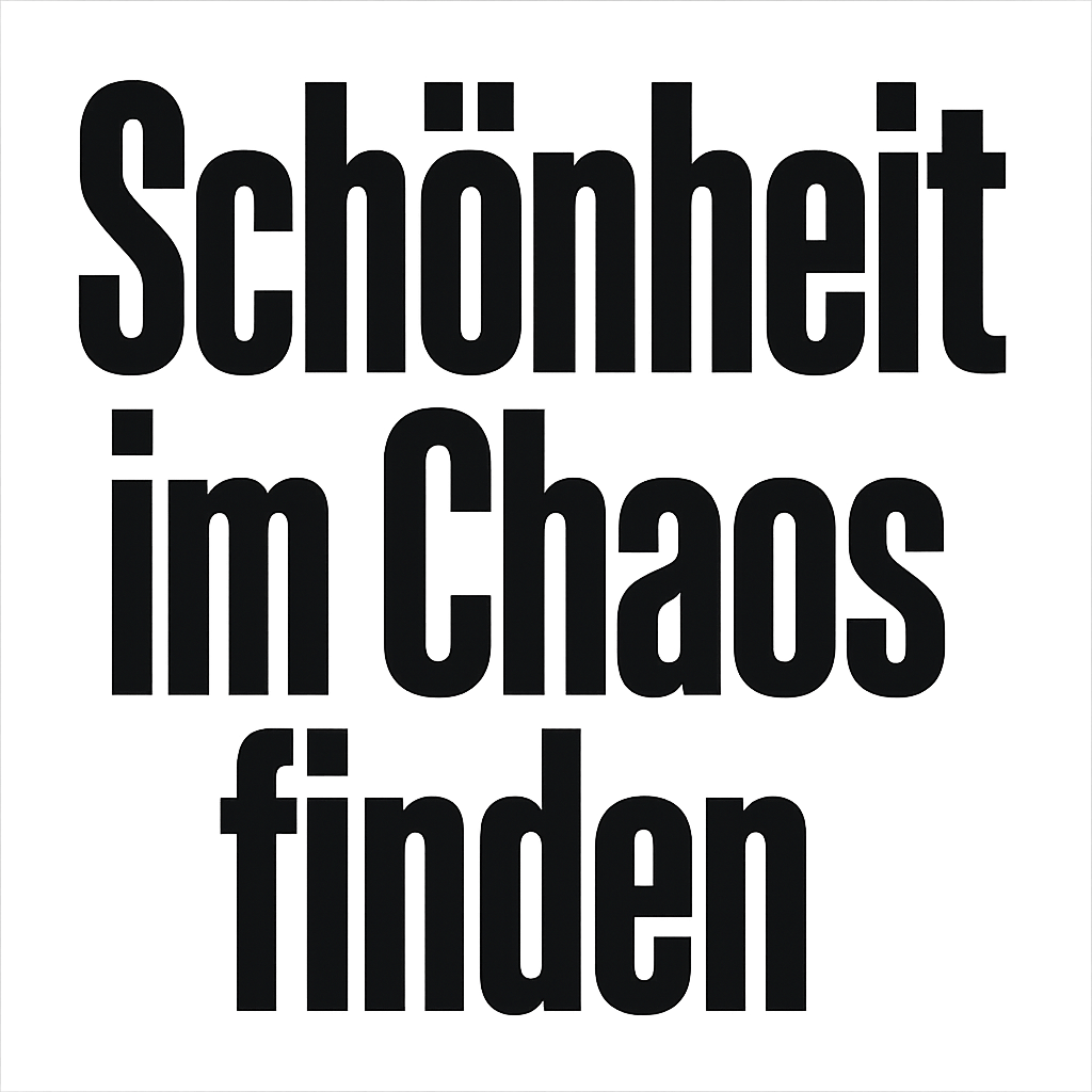 Schönheit im Chaos finden