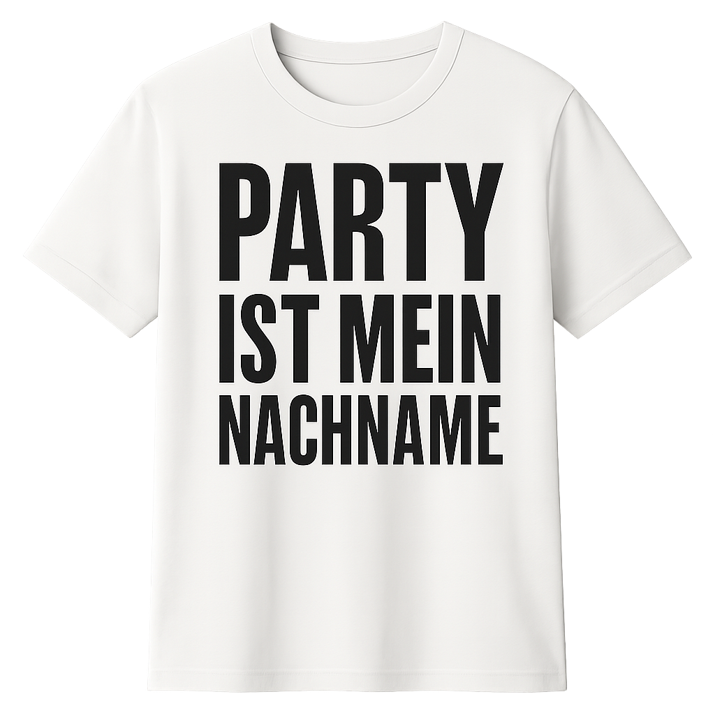 Party ist mein Nachname