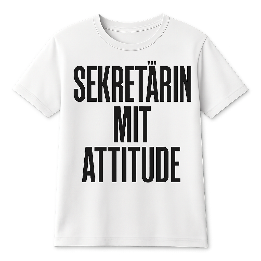 Sekretärin mit Attitude