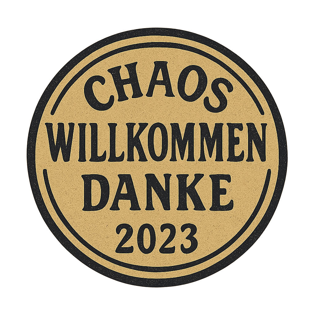 Chaos willkommen danke 2023