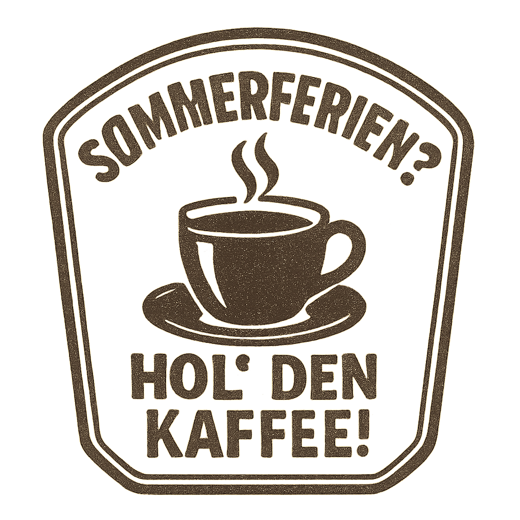 Sommerferien? Hol' den Kaffee!