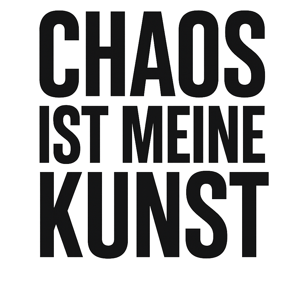 Chaos ist meine Kunst
