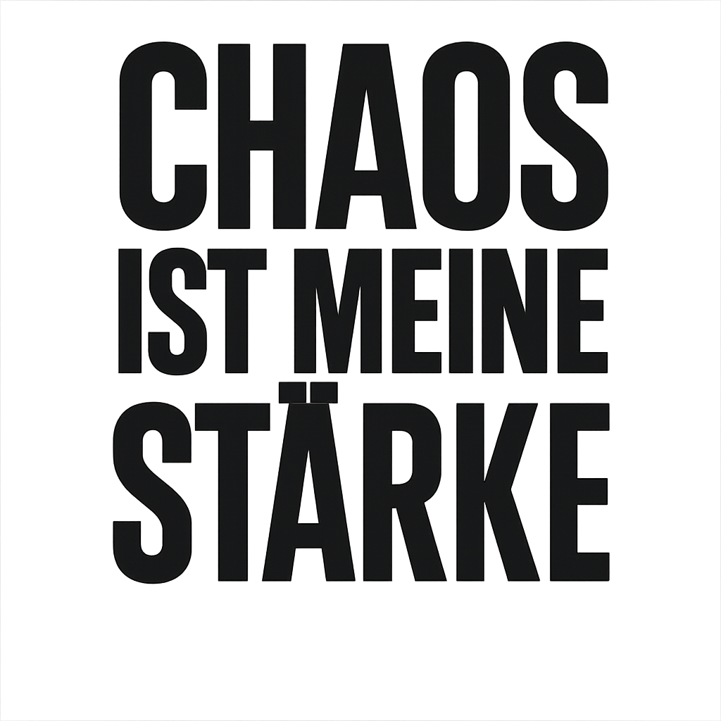 Chaos ist meine Stärke