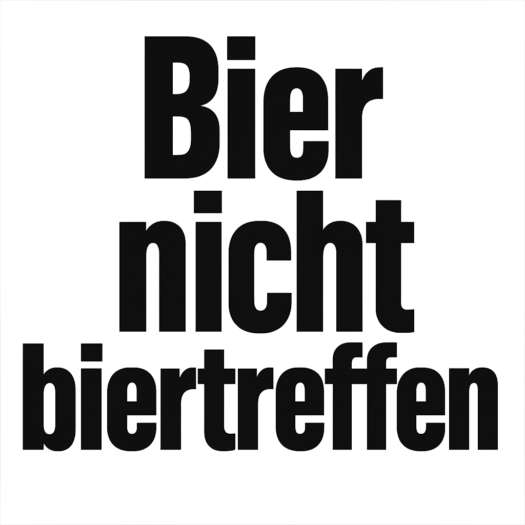 Bier nicht biertreffen