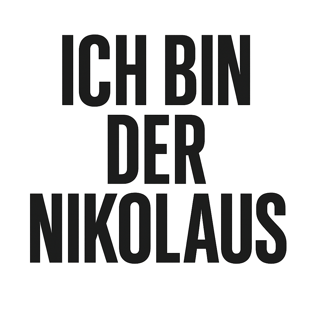 Ich bin der Nikolaus