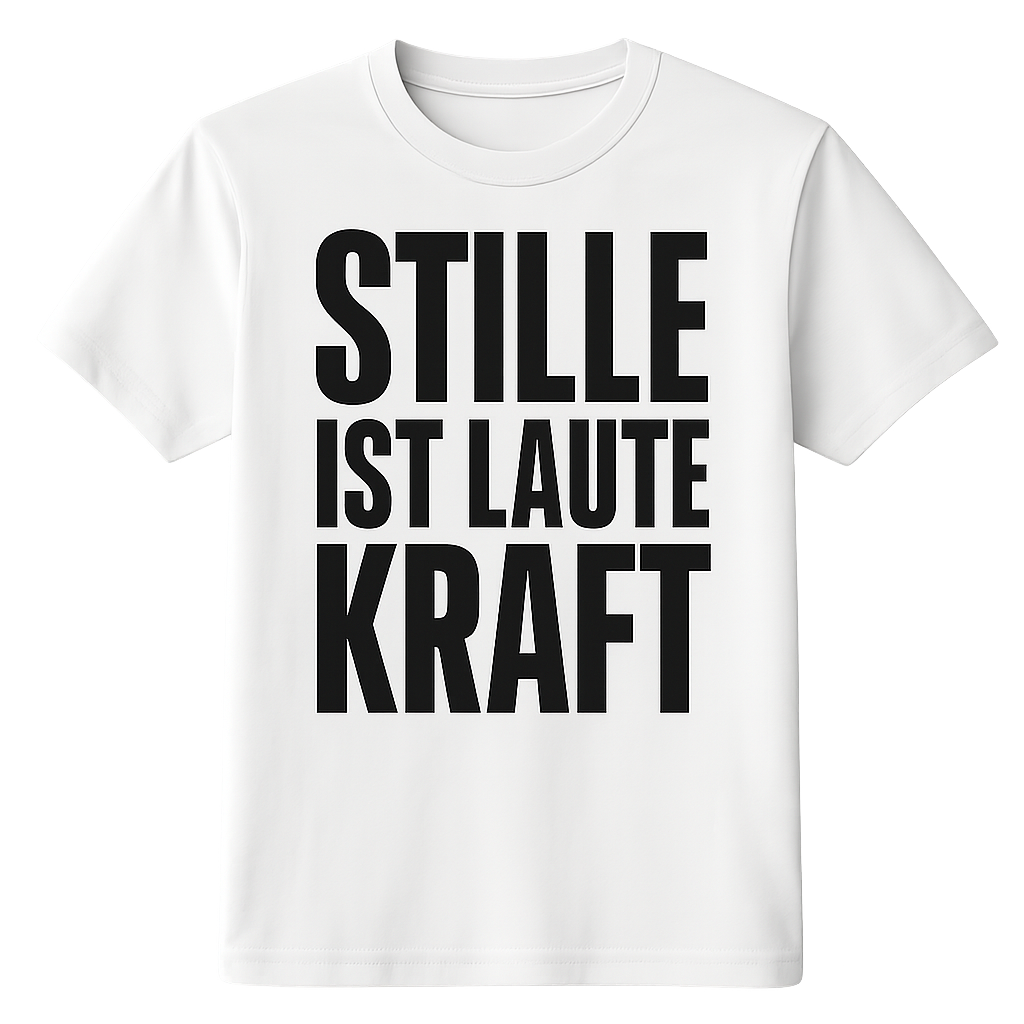Stille ist laute Kraft