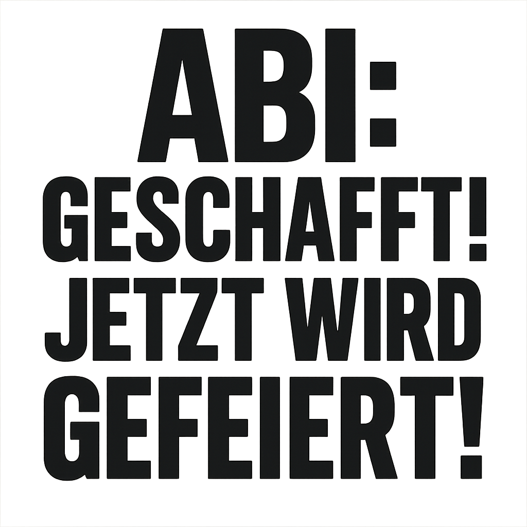 Abi: Geschafft! Jetzt wird gefeiert!