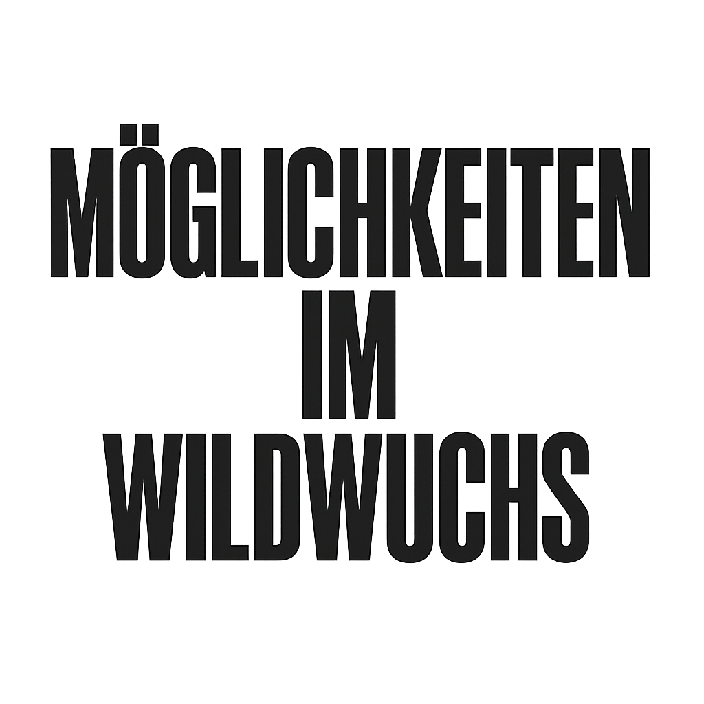 Möglichkeiten im Wildwuchs