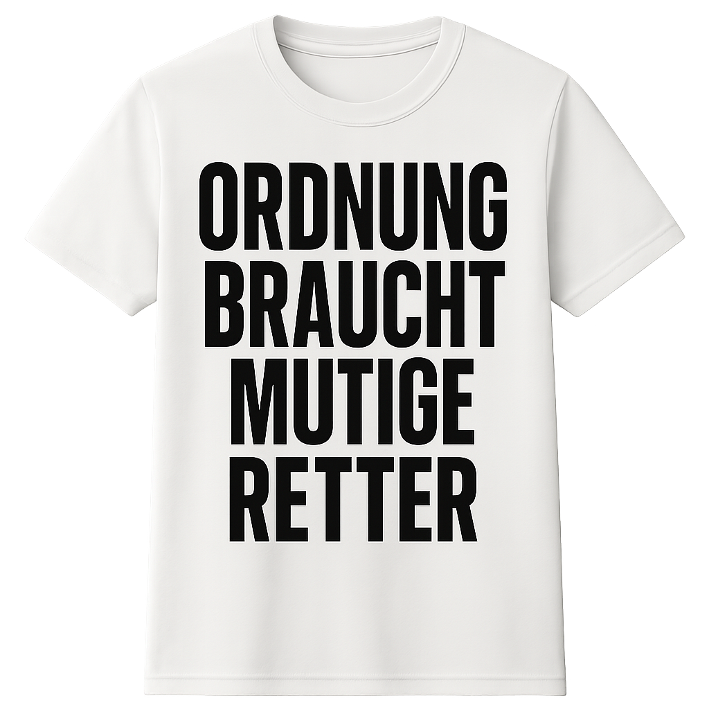 Ordnung braucht mutige Retter
