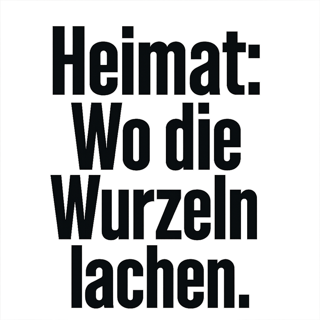 Heimat: Wo die Wurzeln lachen.