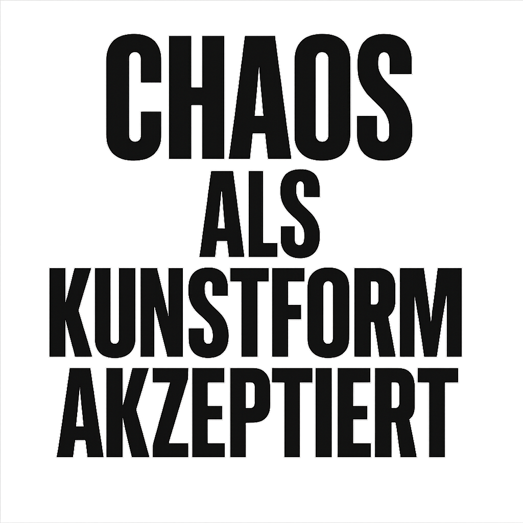 Chaos als Kunstform akzeptiert