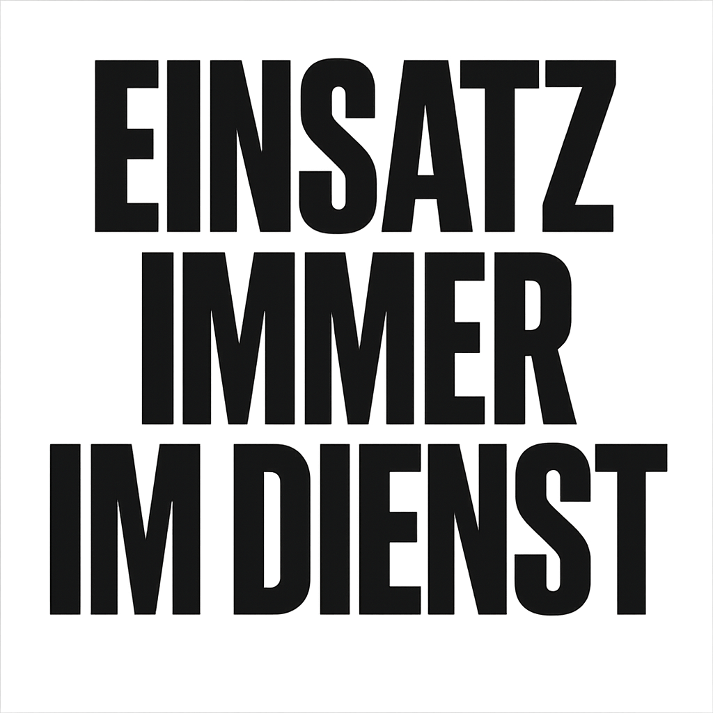 Einsatz immer im Dienst