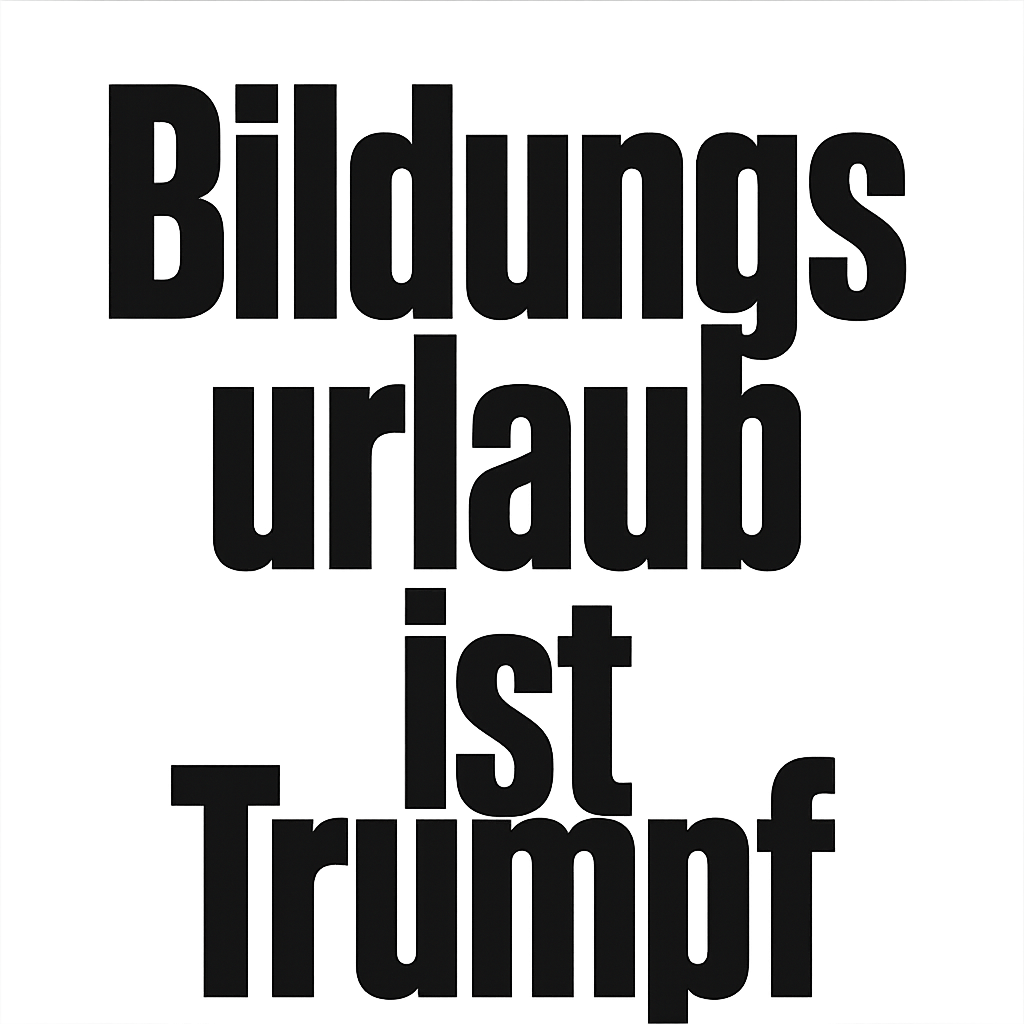 Bildungsurlaub ist Trumpf
