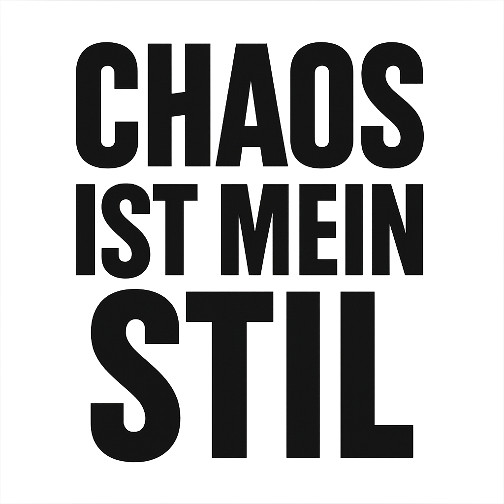 Chaos ist mein Stil