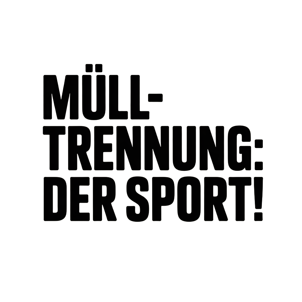 Mülltrennung: Der Sport!