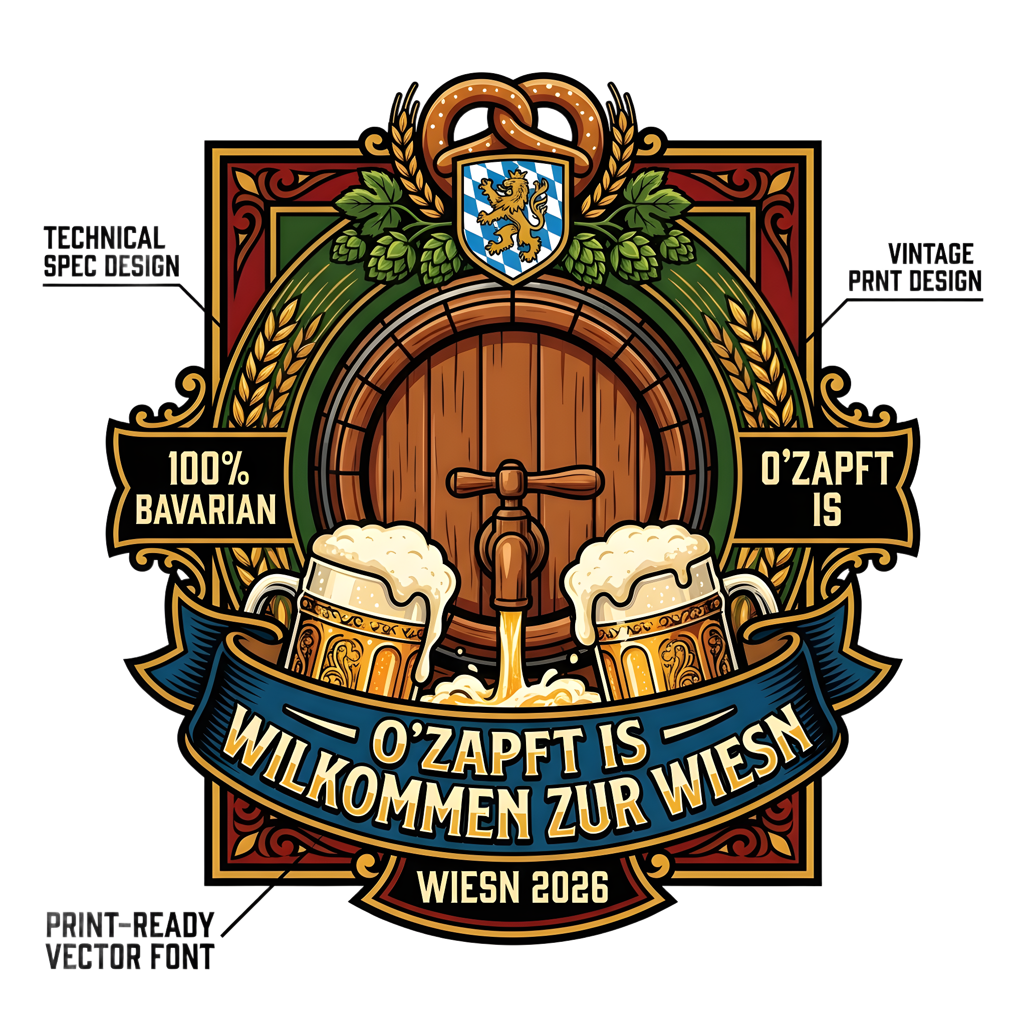 100% BAVARIAN Artwork