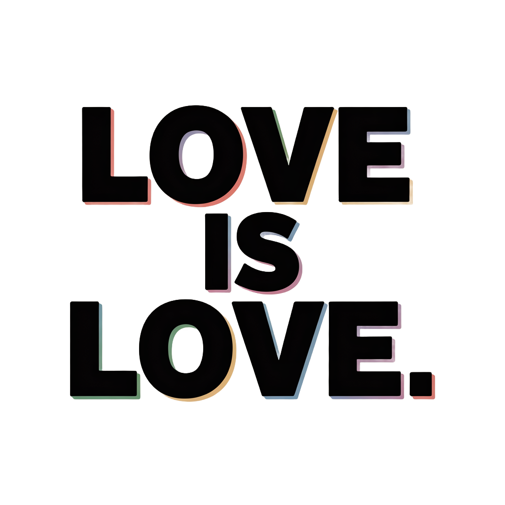 Love Is Love Pride LGBTQ Rainbow T-Shirt Tee