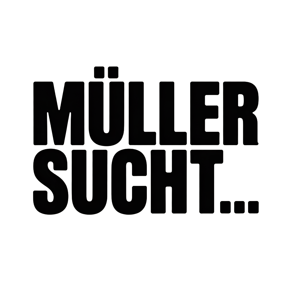 MÜLLER SUCHT…