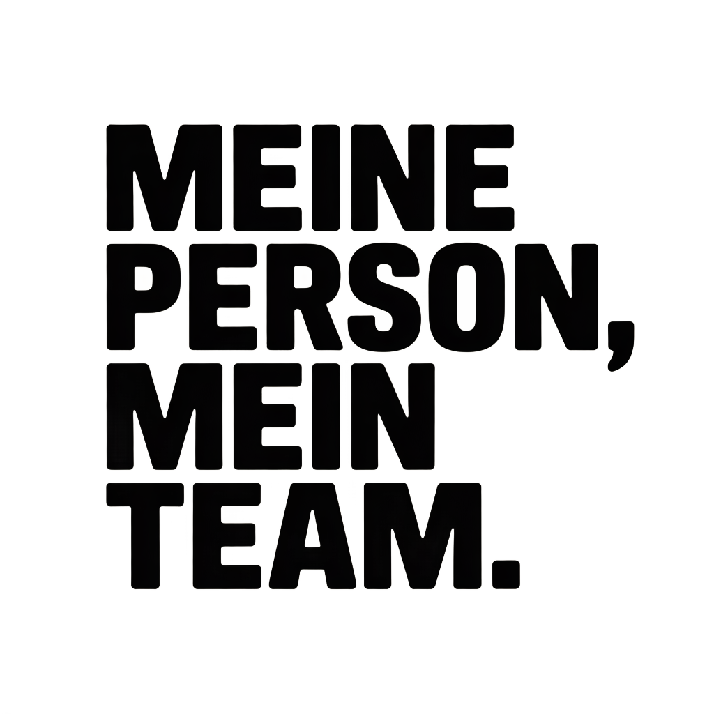 Meine Person, mein Team.