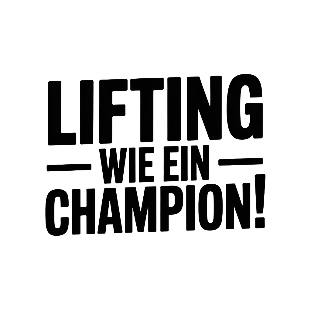 Lifting wie ein Champion!