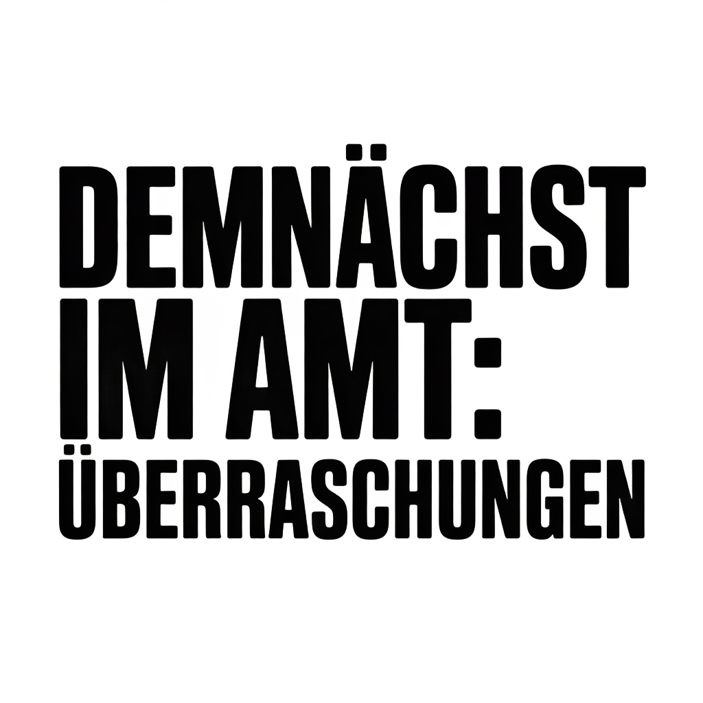 Demnächst im Amt: Überraschungen