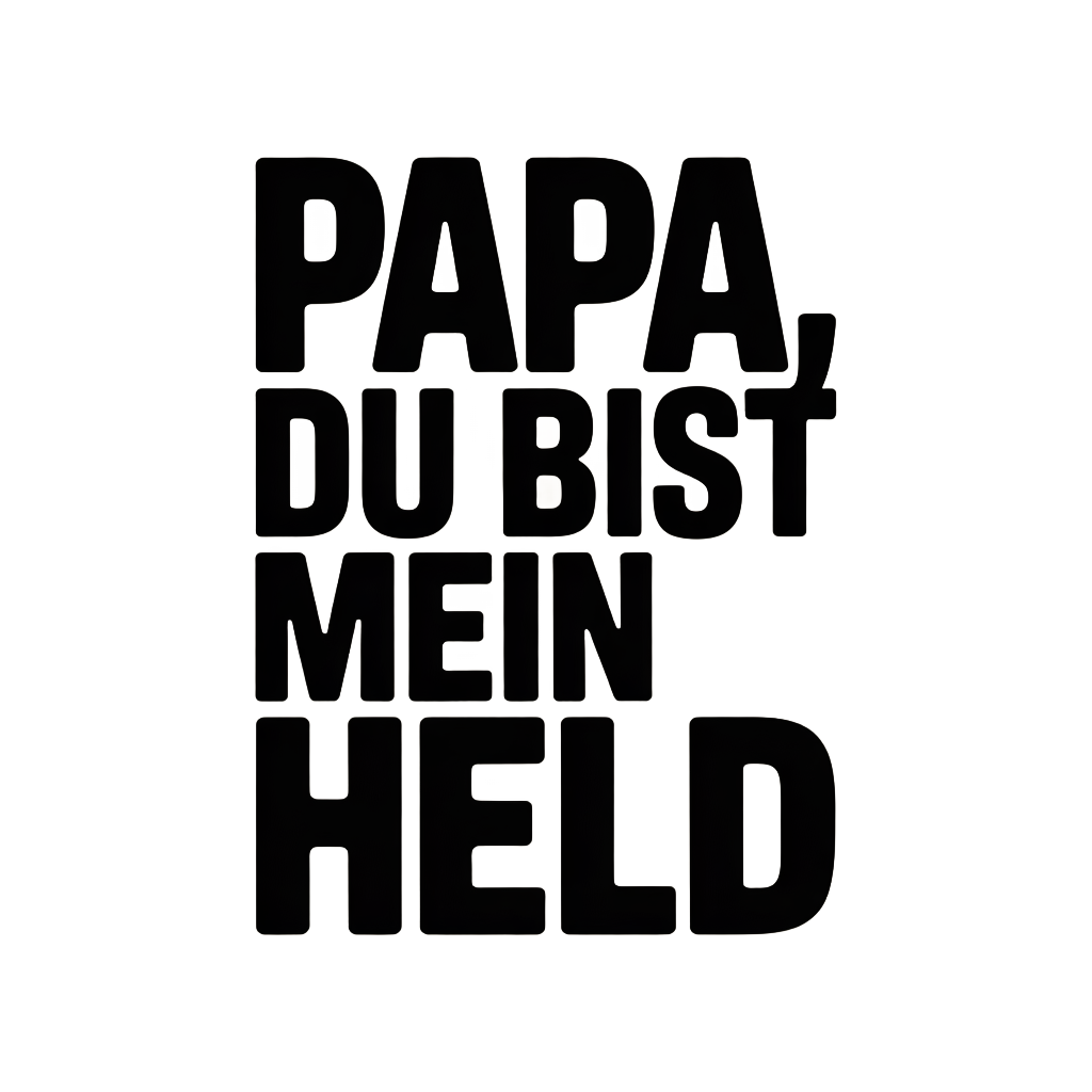 Papa, du bist mein Held