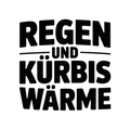 Regen und Kürbiswärme