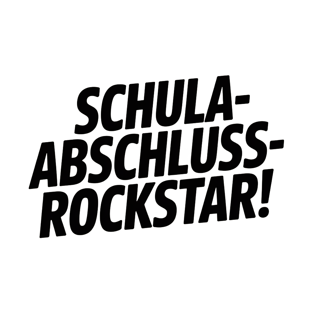 Schulabschluss-Rockstar!