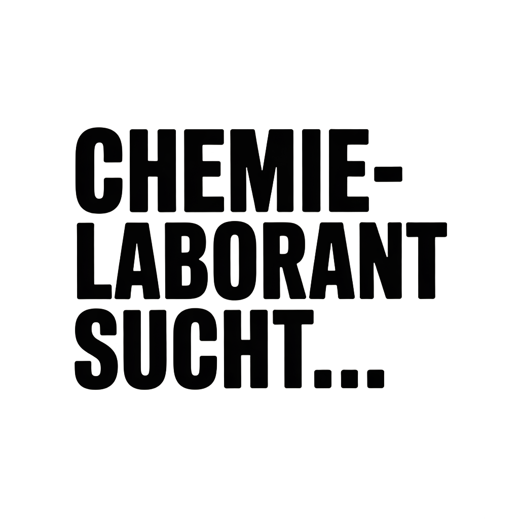 CHEMIELABORANT SUCHT…