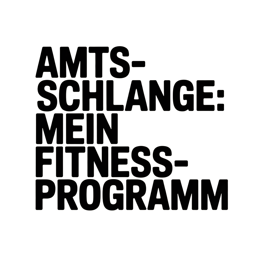 Amtsschlange: Mein Fitnessprogramm