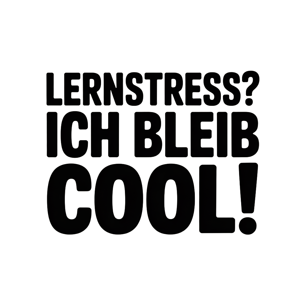 Lernstress? Ich bleib cool!