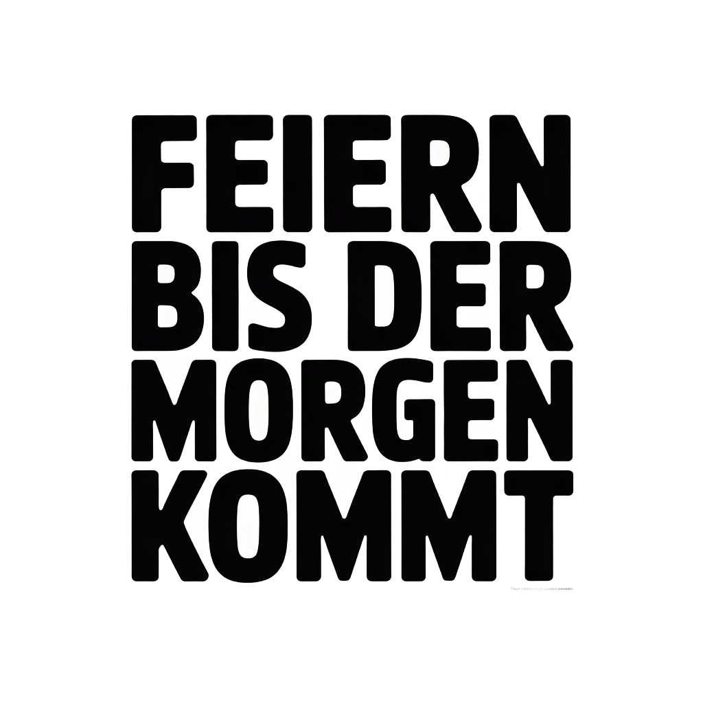 Feiern bis der Morgen kommt