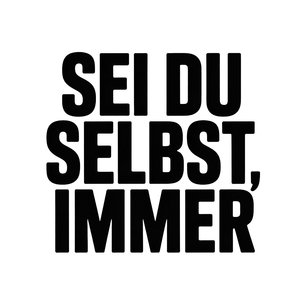 Sei du selbst, immer
