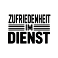 Zufriedenheit im Dienst