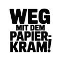 Weg mit dem Papierkram!