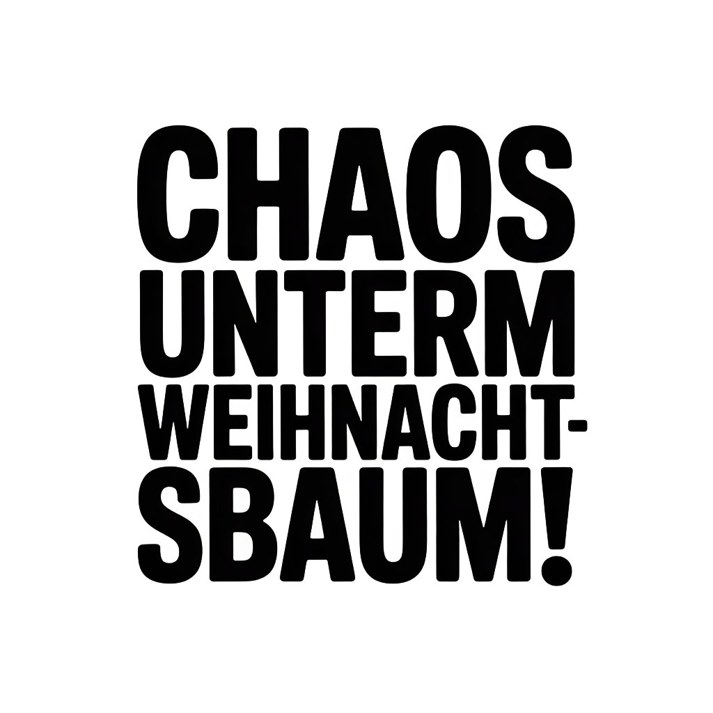 Chaos unterm Weihnachtsbaum!