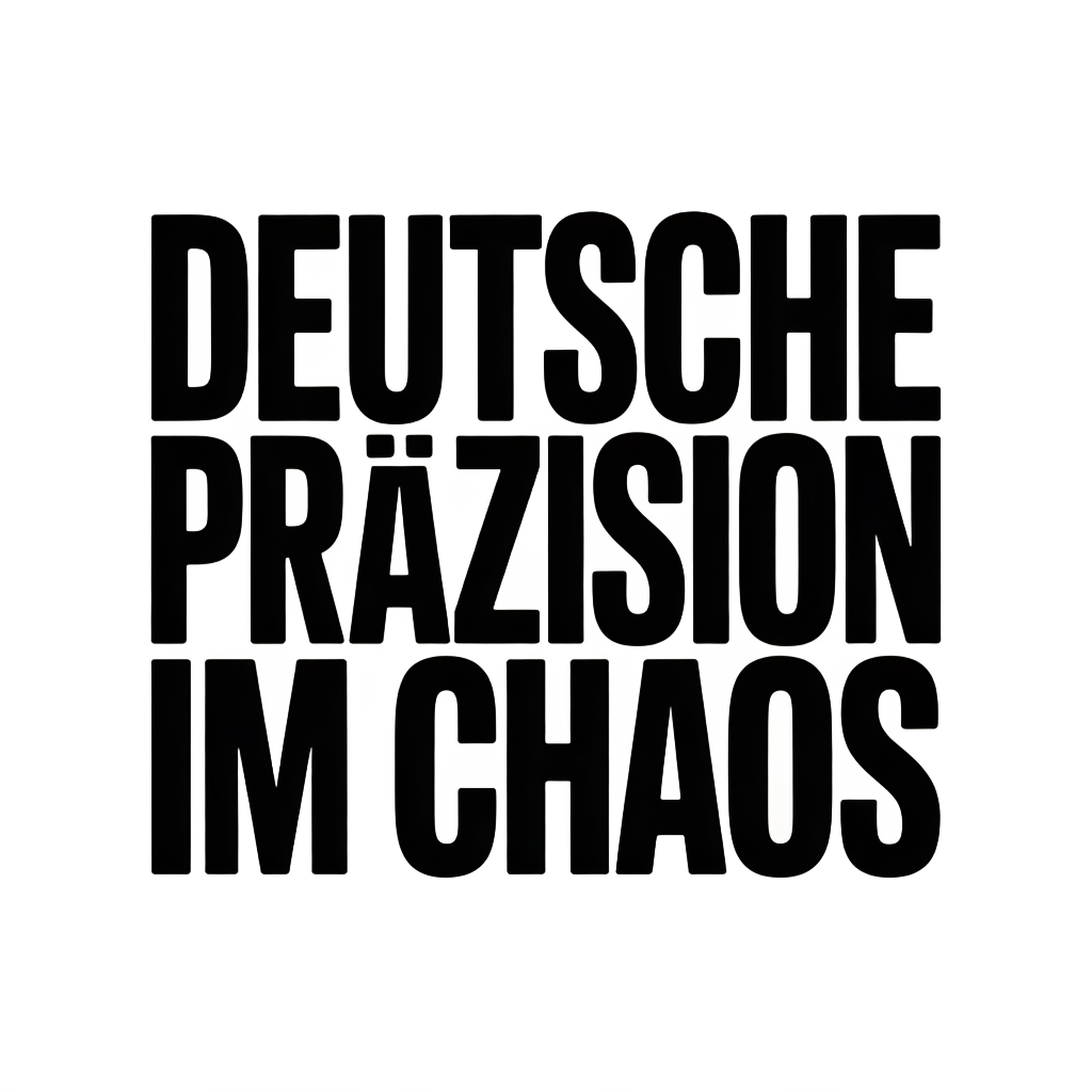 Deutsche Präzision im Chaos