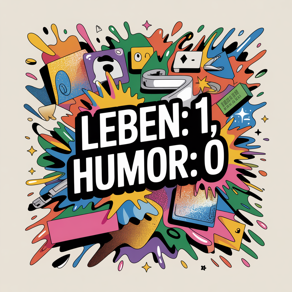 Leben: 1, Humor: 0
